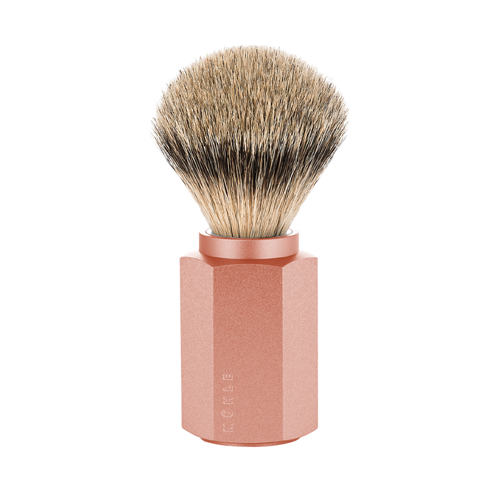 MÜHLE HEXAGON Shaving Brush, Silvertip Badger, Sunrise