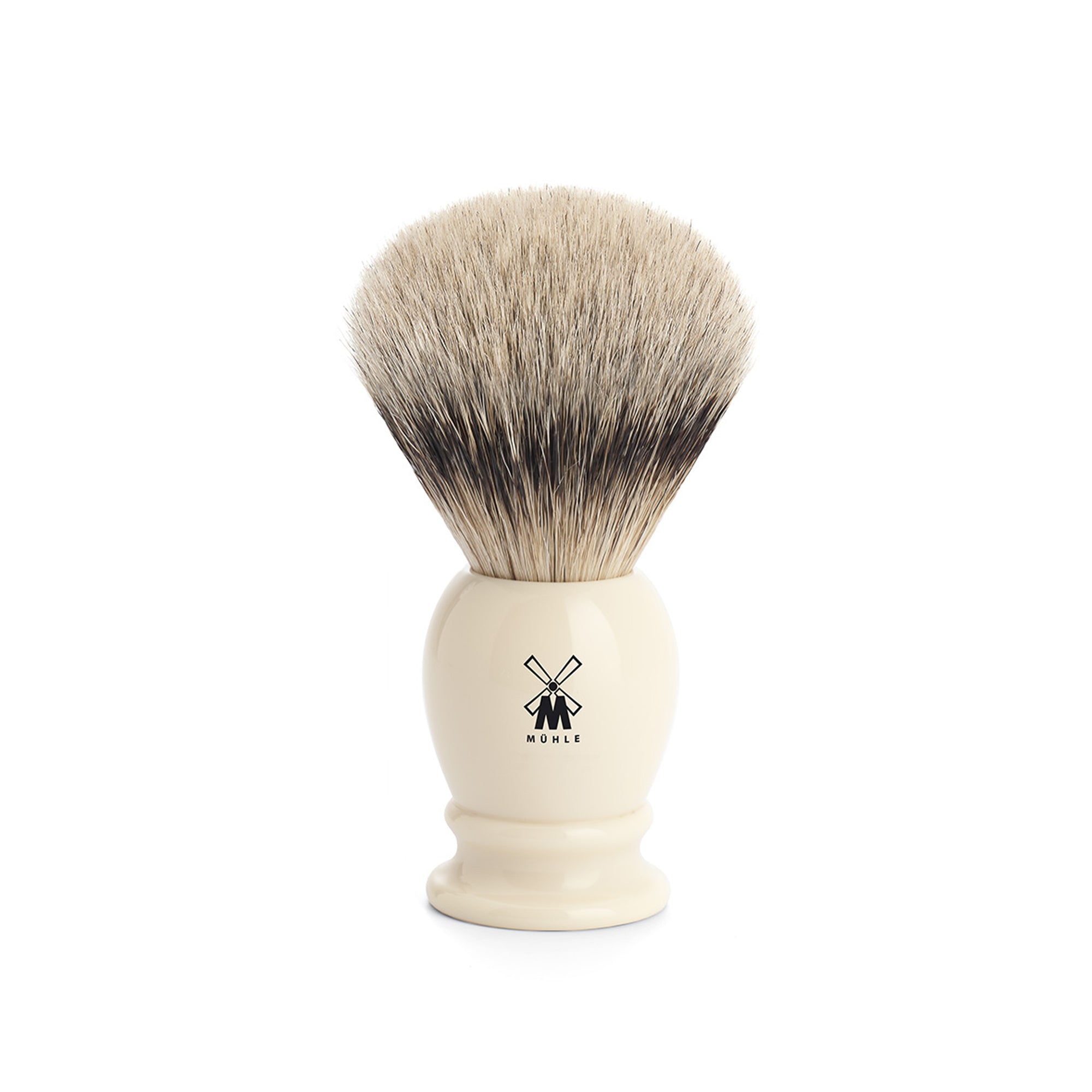 MÜHLE Classic Large Faux Ivory Silvertip Badger Shaving Brush