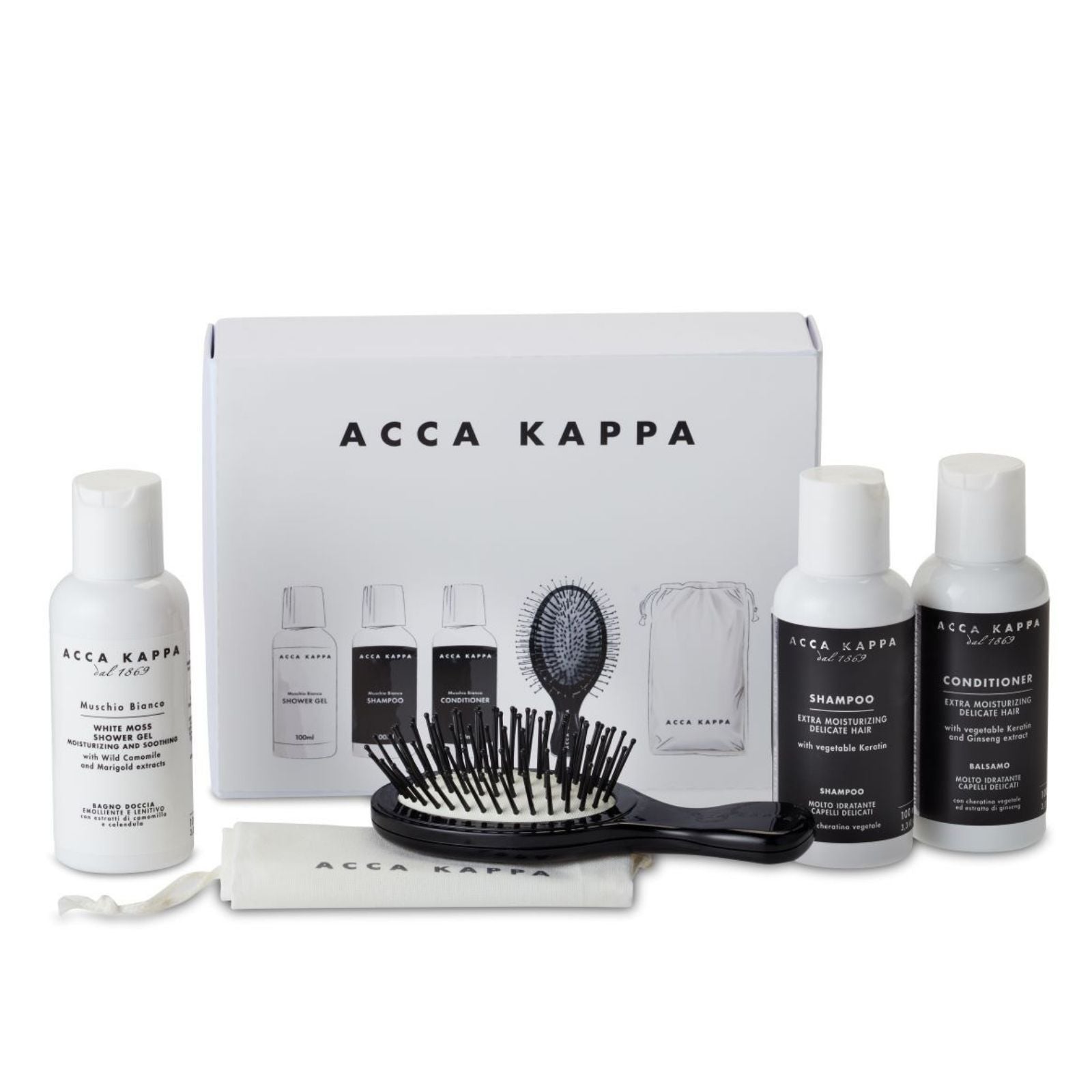 ACCA KAPPA White Moss Travel Set