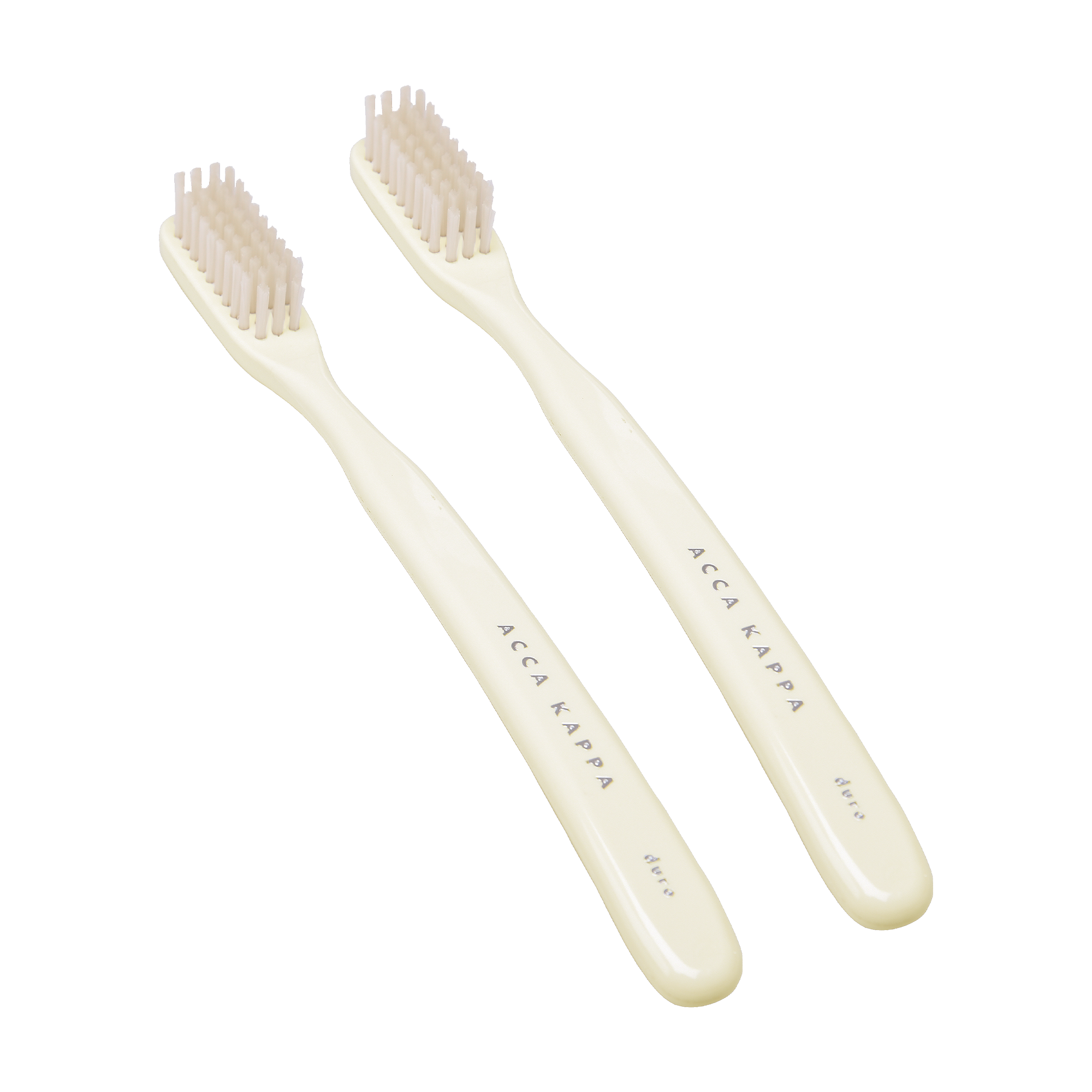 ACCA KAPPA Vintage White Toothbrush, 2-Pack