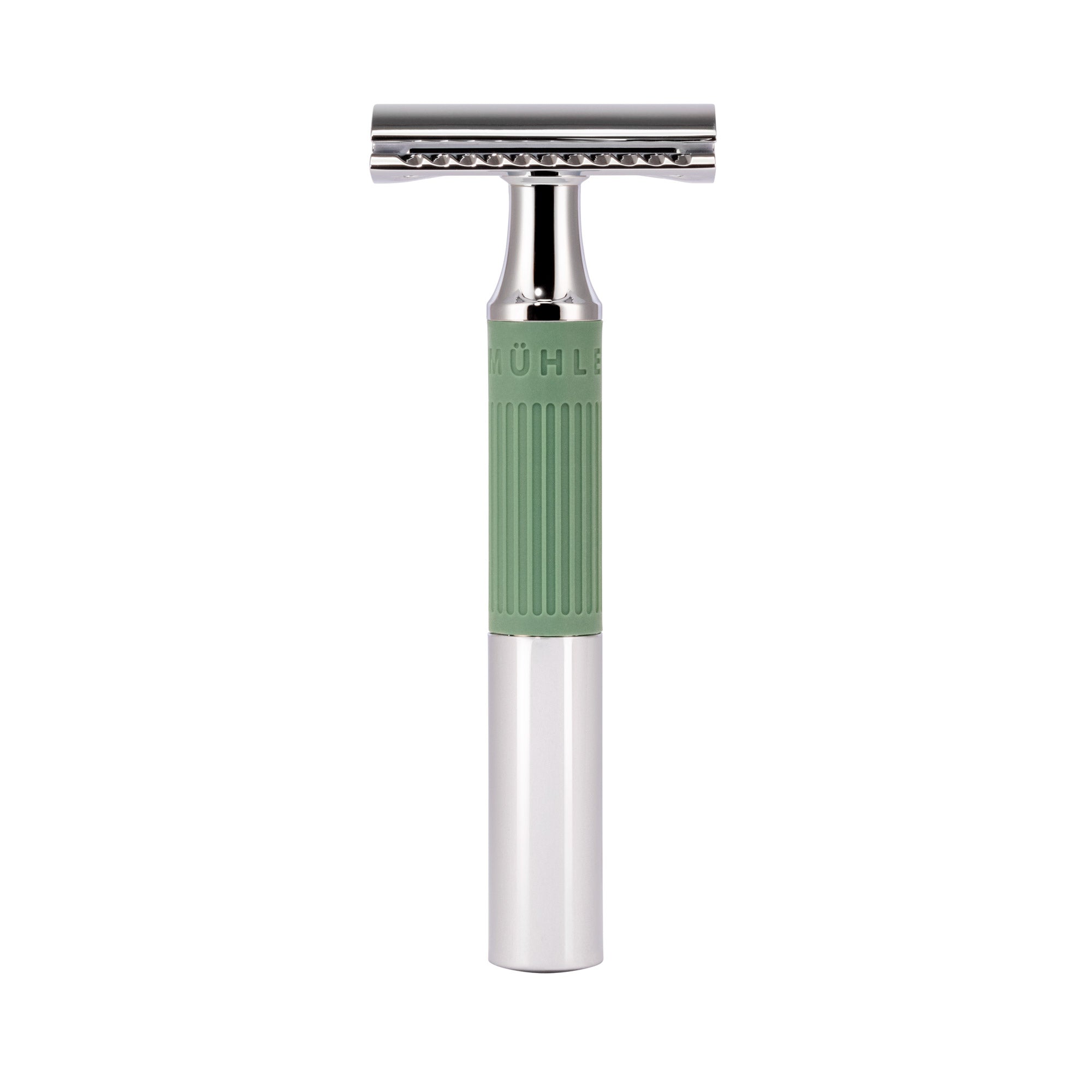 MÜHLE NEO Safety Razor, Closed Comb, Salvia Green