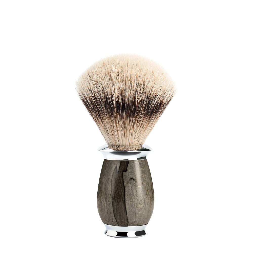 MÜHLE PURIST Grained Beech Silvertip Badger Brush