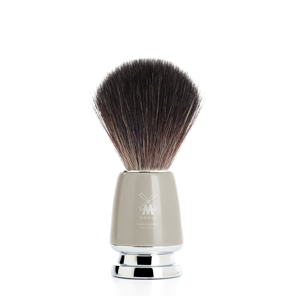 MÜHLE Rytmo Melange Grey Black Fibre Shaving Brush
