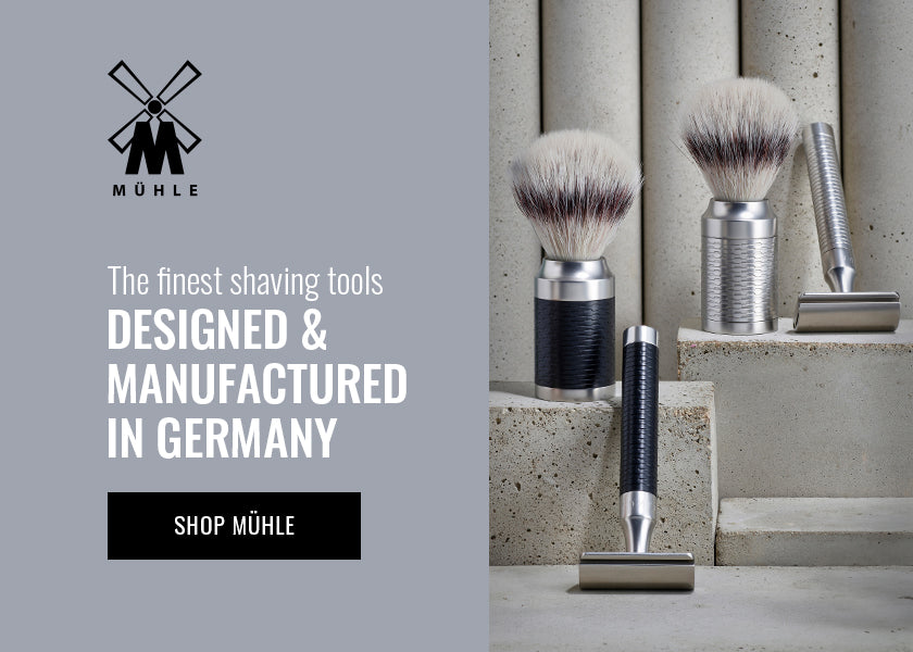 The finest shaving tools - Designed & Manufactured in Germany. Shop MUHLE.