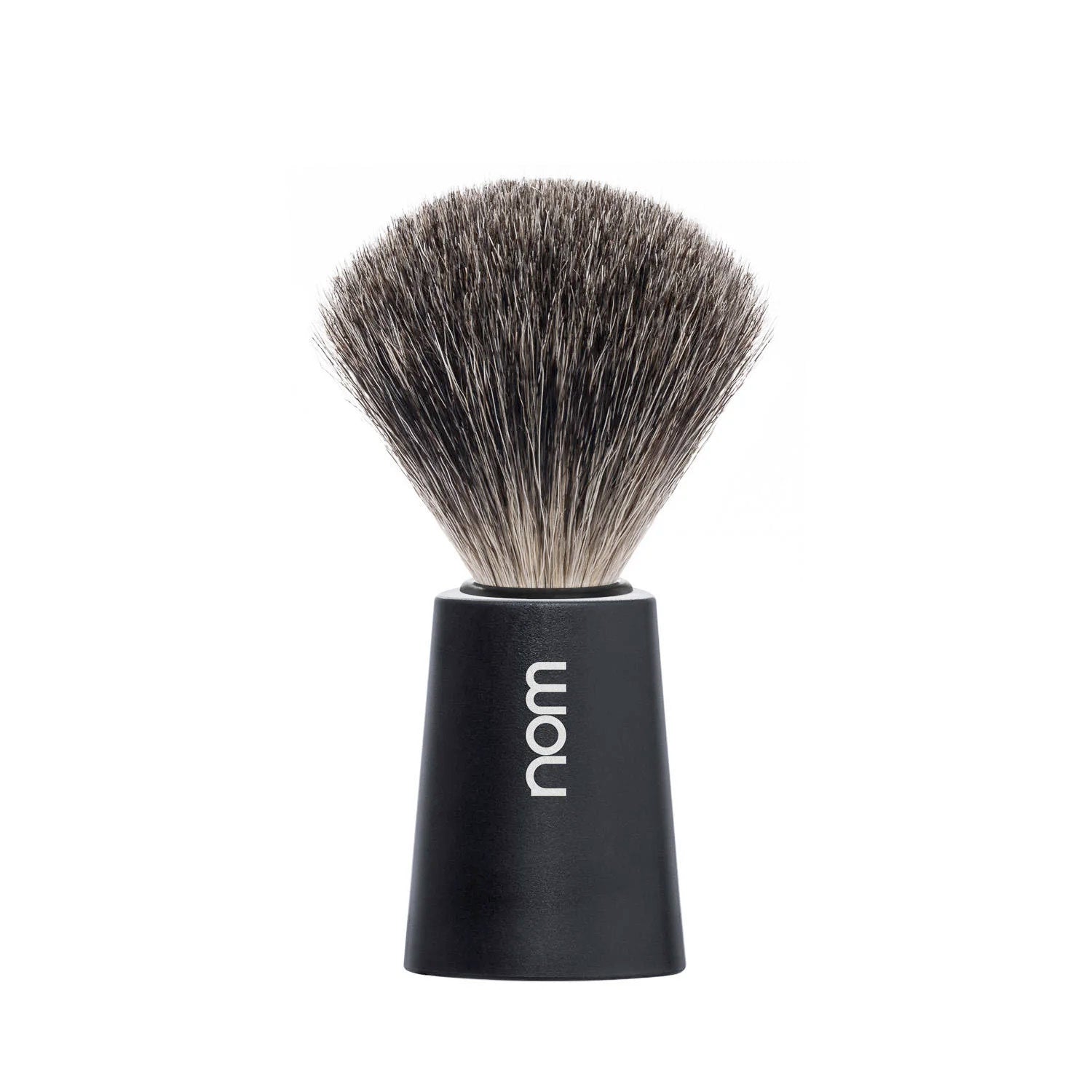 nom CARL Pure Badger Shaving Brush in Black