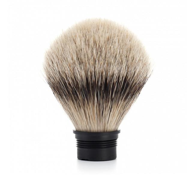 MÜHLE Traditional, Rocca, & Hexagon Replacement Silvertip Badger Brush Head