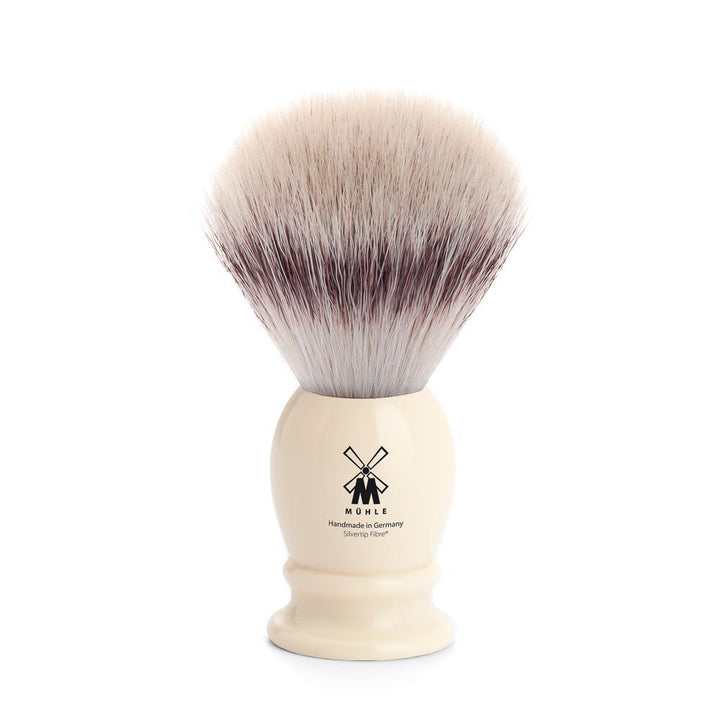 MÜHLE Classic Medium Faux Ivory Silvertip Fiber Shaving Brush