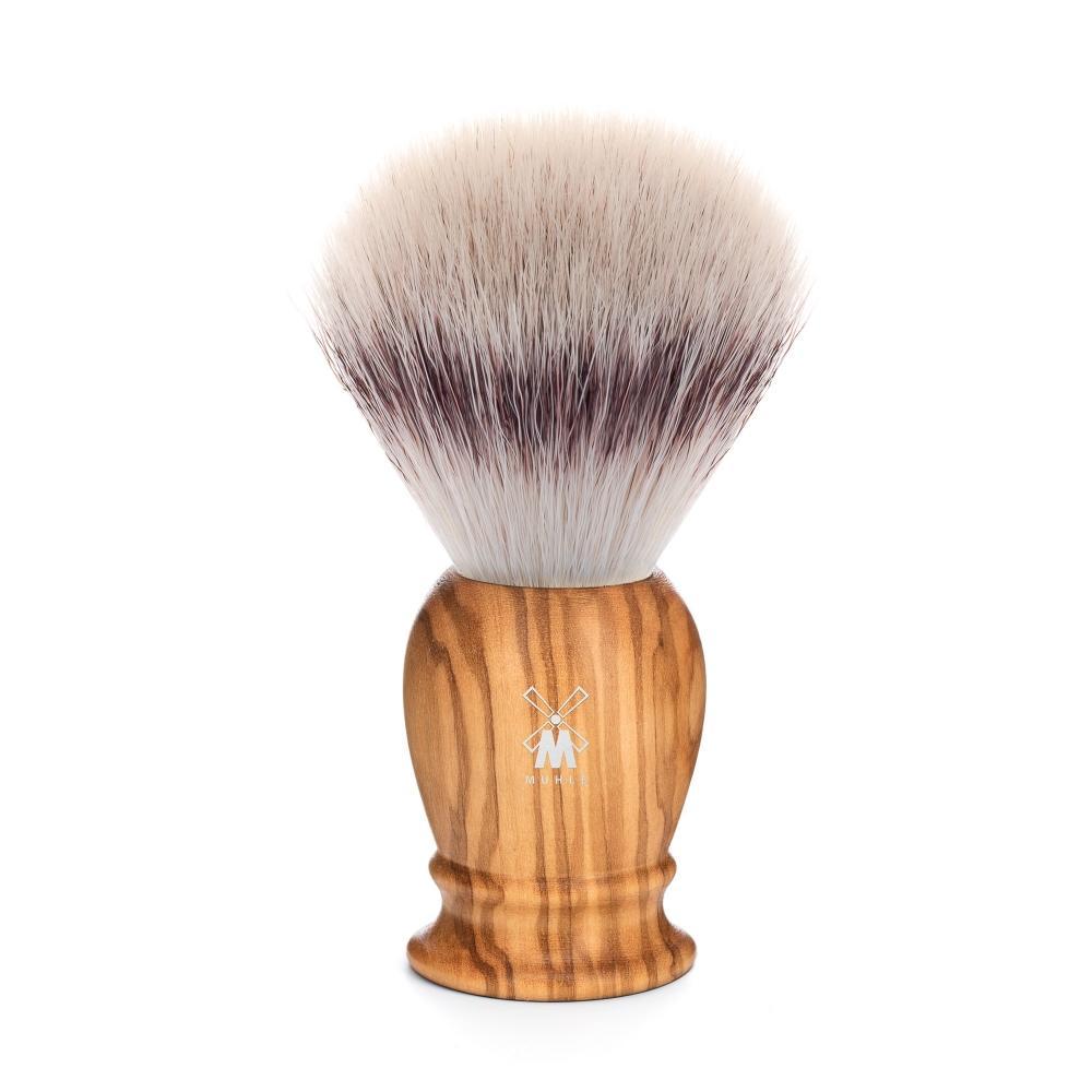 MÜHLE Classic Large Olive Wood Silvertip Fiber Shaving Brush