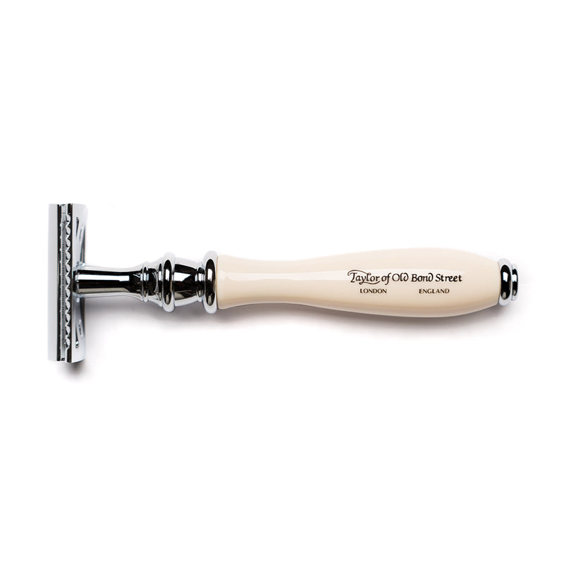 Taylor of Old Bond Street Victorian Safety Razor, Imitation Ivory