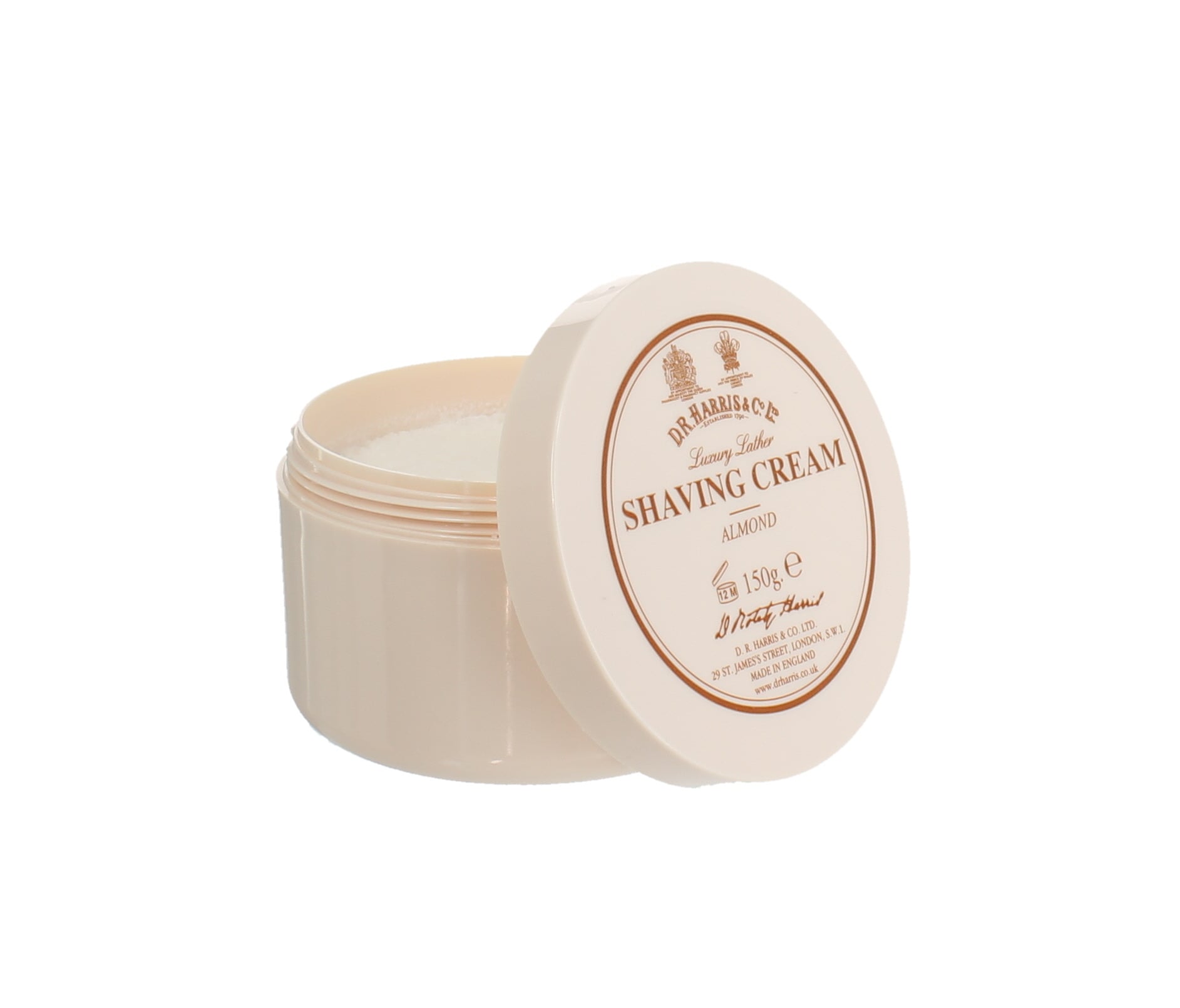 D.R. Harris Almond Luxury Lather Shaving Cream Bowl