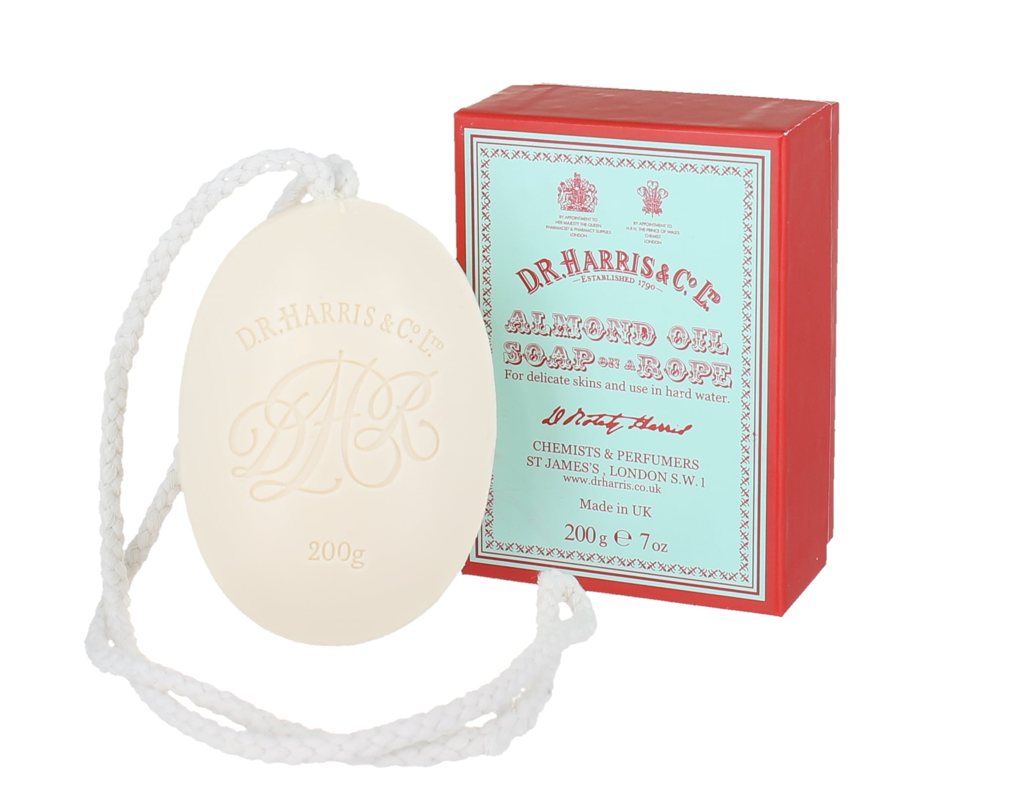 D.R. Harris Almond Oil Soap-On-A-Rope