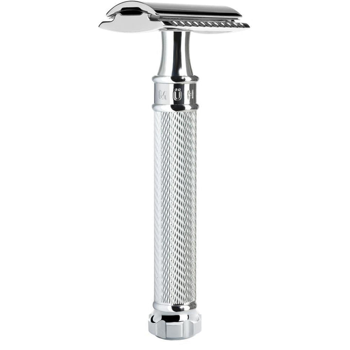 MÜHLE Traditional Chrome 'Twist' Safety Razor - Closed Comb
