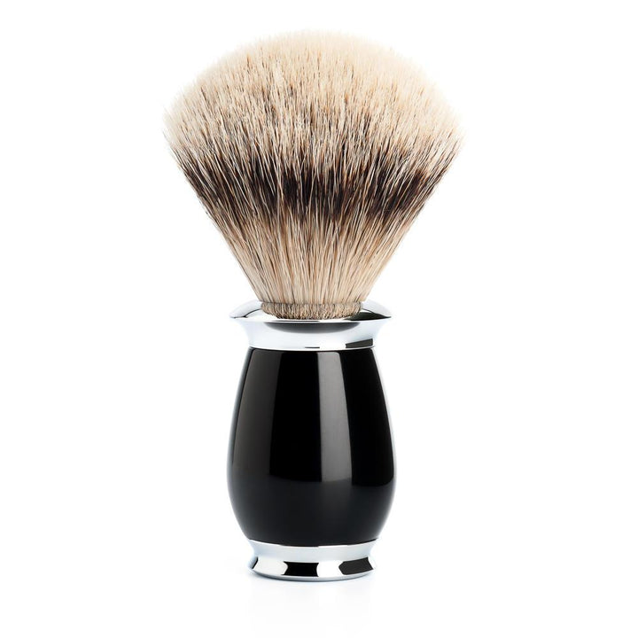 MÜHLE Purist Black Silvertip Badger Shaving Brush