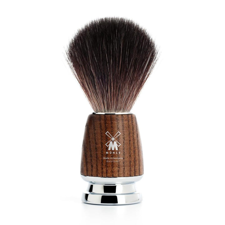 MÜHLE Rytmo Steamed Ash Black Fiber Shaving Brush