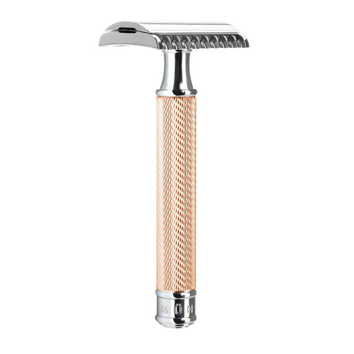 MÜHLE Traditional Rose Gold Safety Razor - Open Comb