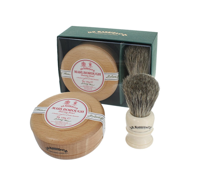 D.R. Harris Marlborough Shaving Gift Set, Beechwood