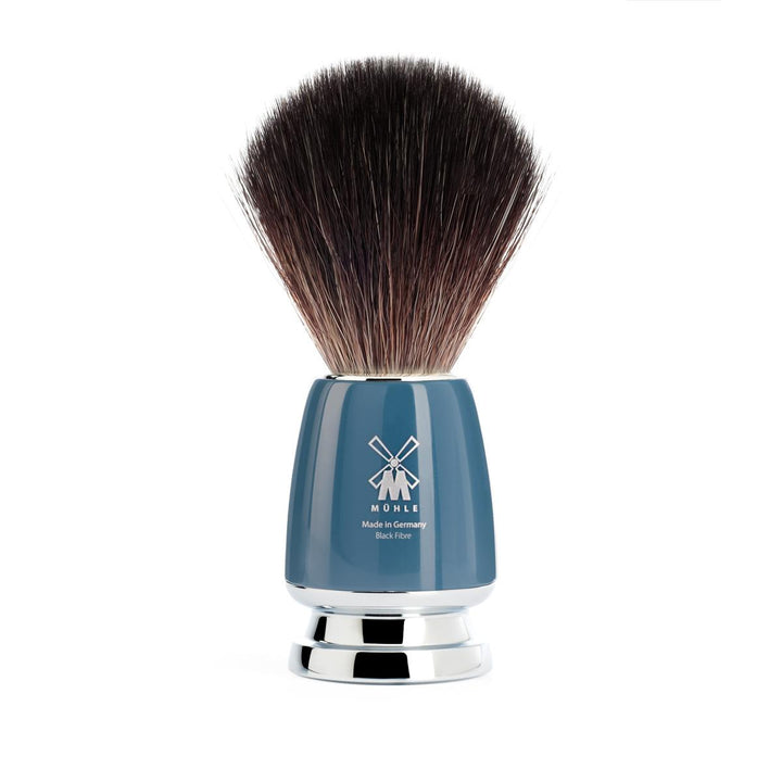 MÜHLE RYTMO Petrol Blue Black Fibre Shaving Brush