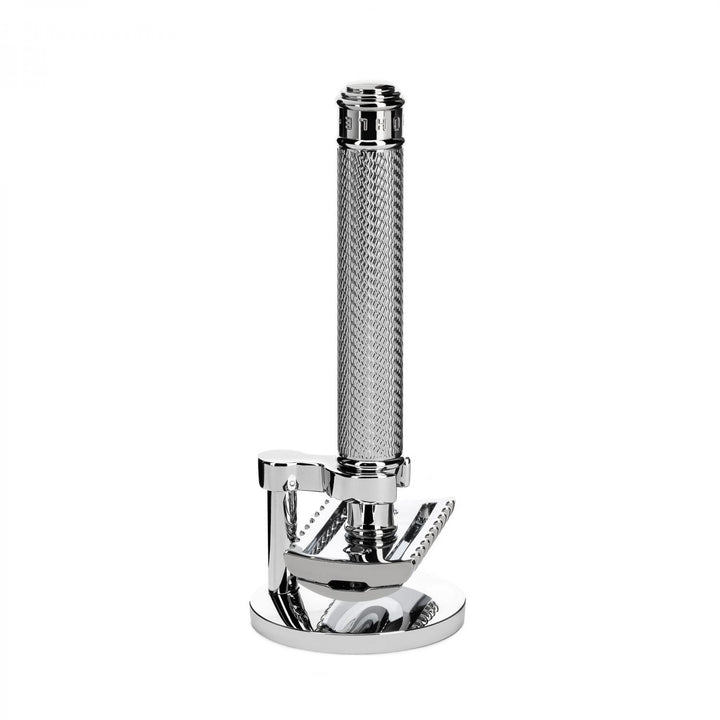 MÜHLE Traditional Metal 2-Piece Shaving Set R41 Safety Razor & Stand