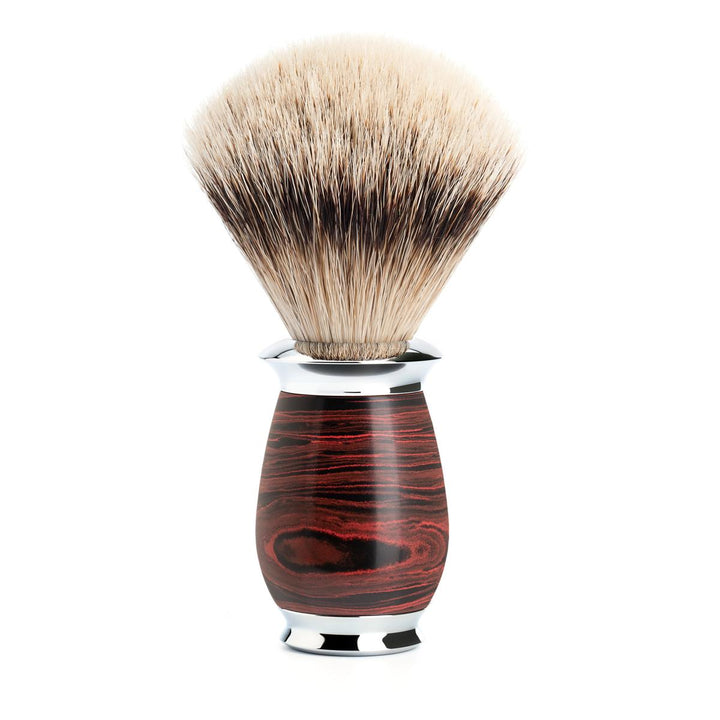 MÜHLE PURIST Ebonite Silvertip Badger Shaving Brush