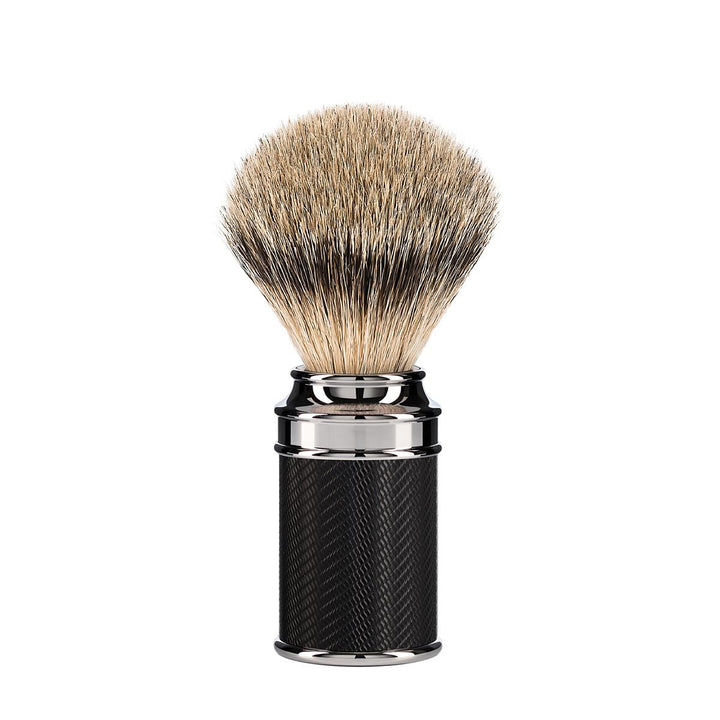 MÜHLE TRADITIONAL Black/Chrome Silvertip Badger Shaving Brush