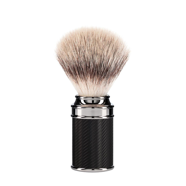 MÜHLE TRADITIONAL Black/Chrome Silvertip Fibre Shaving Brush