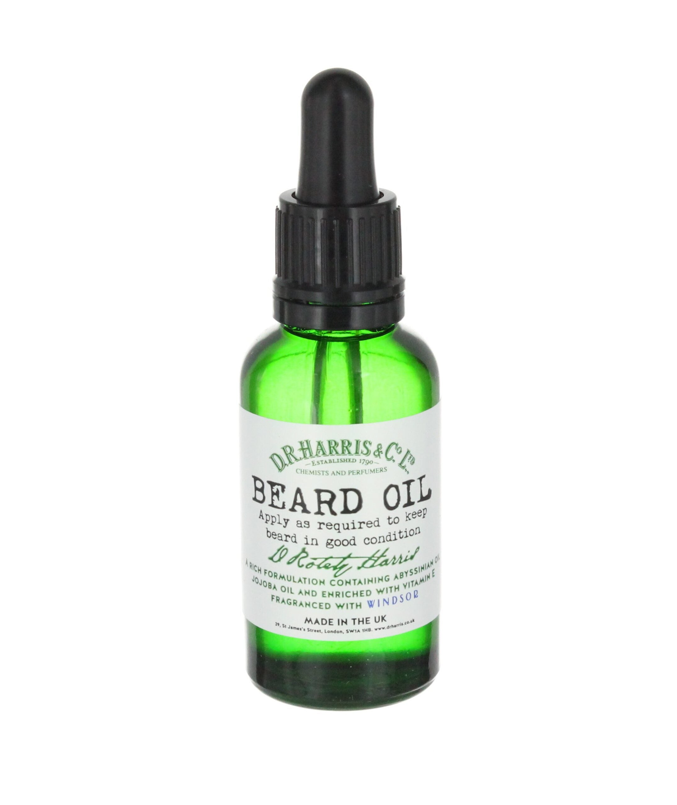 D.R. Harris Beard Oil Windsor Fragrance, 30 mL