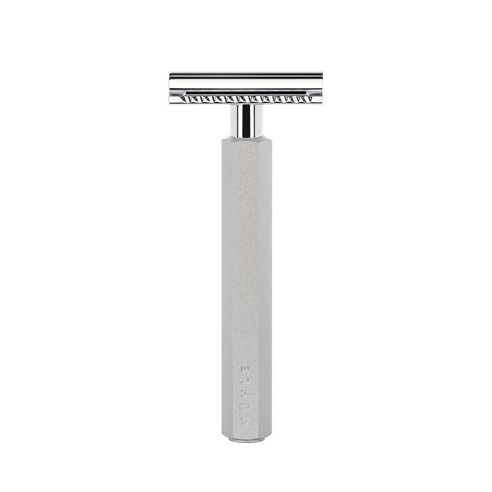 MÜHLE Hexagon Silver Safety Razor, Front