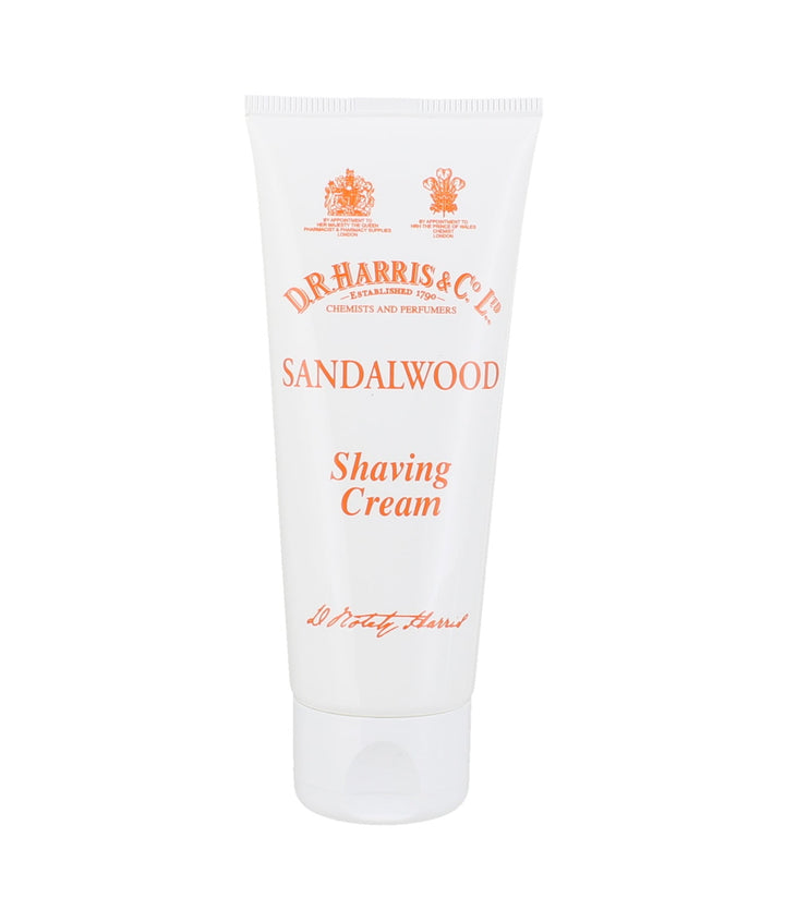D.R. Harris Sandalwood Shaving Cream Tube