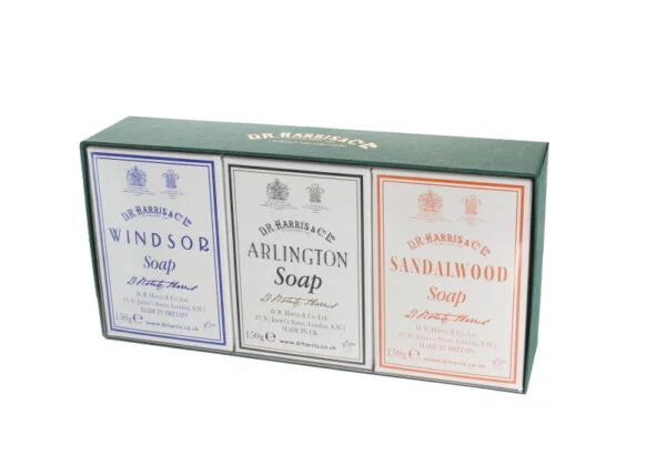 D.R. Harris Bath Soap Trio, Assortment #2